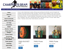 Tablet Screenshot of cameronsgear.com